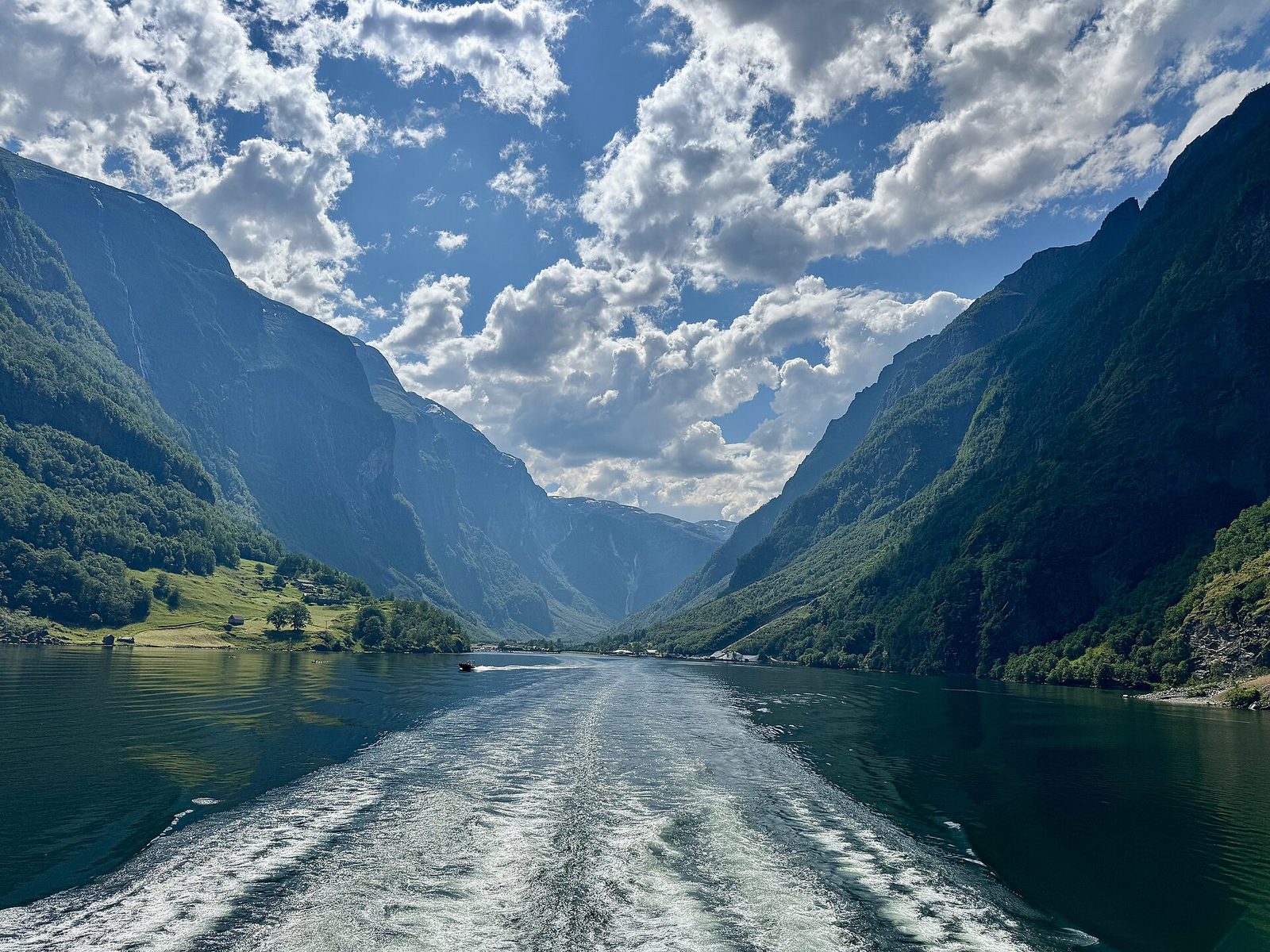 El fiordo de Nærøy, en Noruega